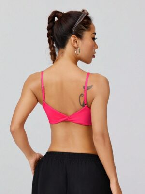 Women’s Solid Color Simple Daily Sports Bra