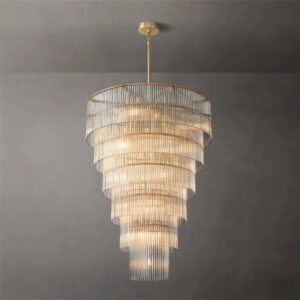 36inch Wedding Chandelier Decoration Customized Chandelier Ceiling Pendent Light Gold R-H Lighting