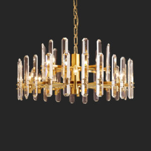 Nordic Light Luxury Creative Fixtures Modern Simplicity Bedroom Living Room Lighting Crystal Brass Chandelier