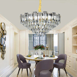 Modern Ceiling Wholesale Elegant Villa Crystal Hotel Chandeliers For The Living Room Lamps Large Loft Vintage Beads Chandelier