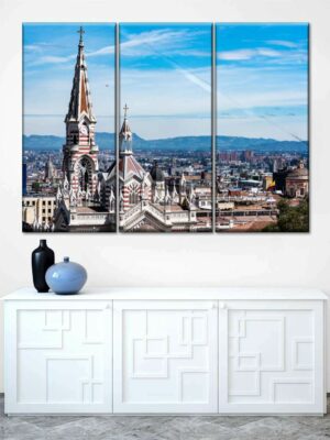 “Bogota Cityscape Painting Wall Art”
